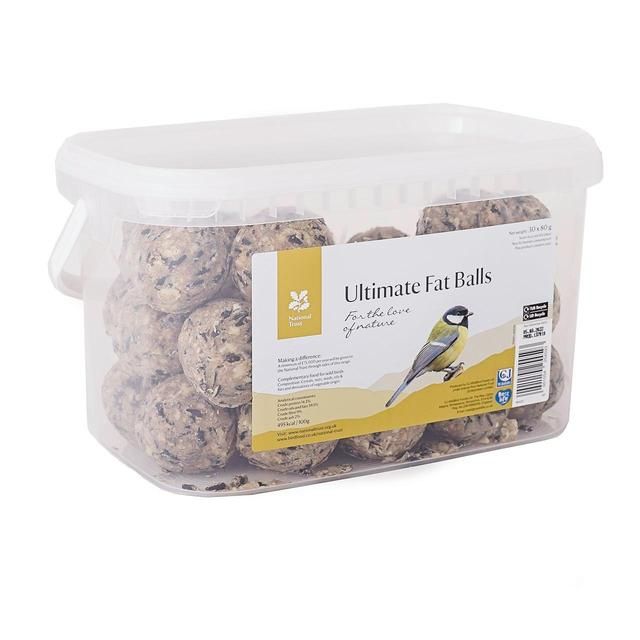 National Trust CJ Wildlife Fat Balls For Wild Birds    30 x 80g