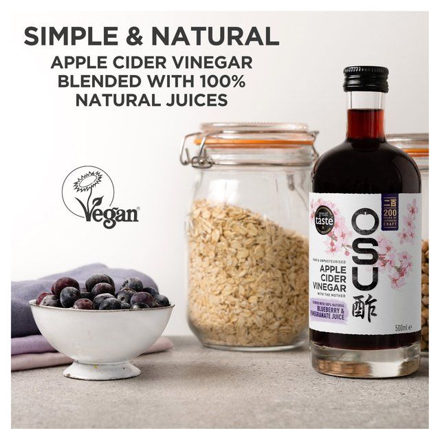 OSU Apple Cider Vinegar Blueberry & Pomegranate   500ml GOODS M&S   