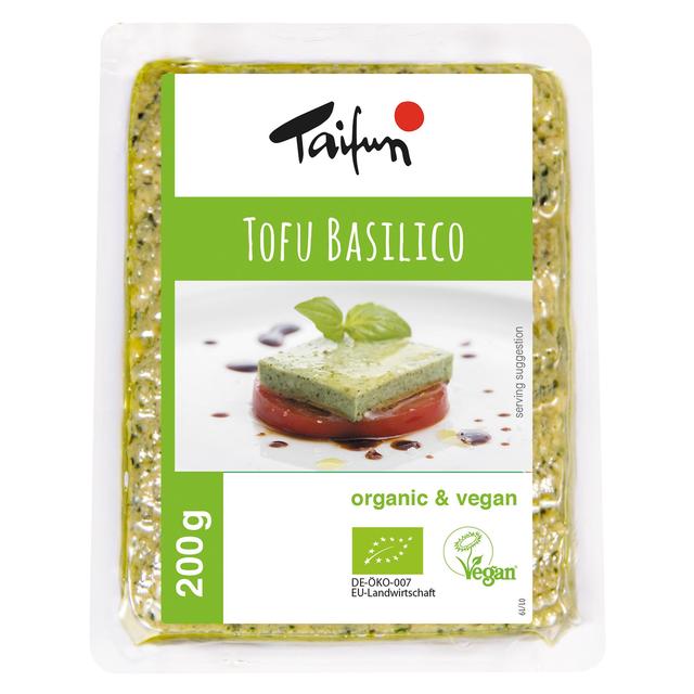 Taifun Organic Firm Tofu With Basil   200g GOODS M&S   