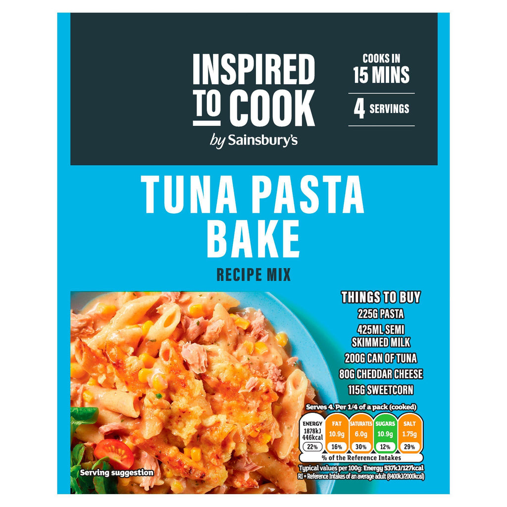 Sainsbury's Tuna Pasta Bake Recipe Mix, Inspired to Cook 44g