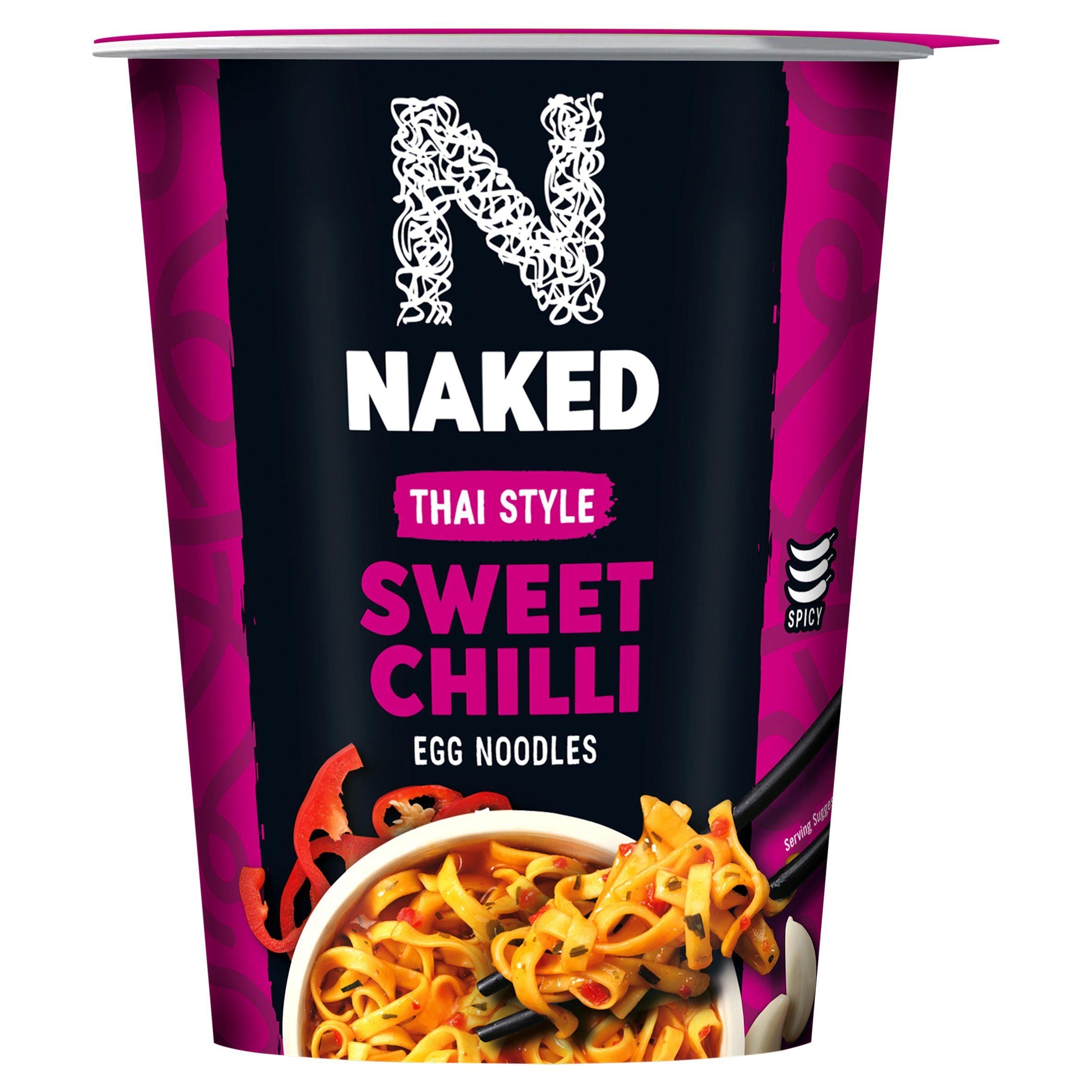 Naked Noodle Thai Sweet Chilli Egg Noodles 78g GOODS Sainsburys   