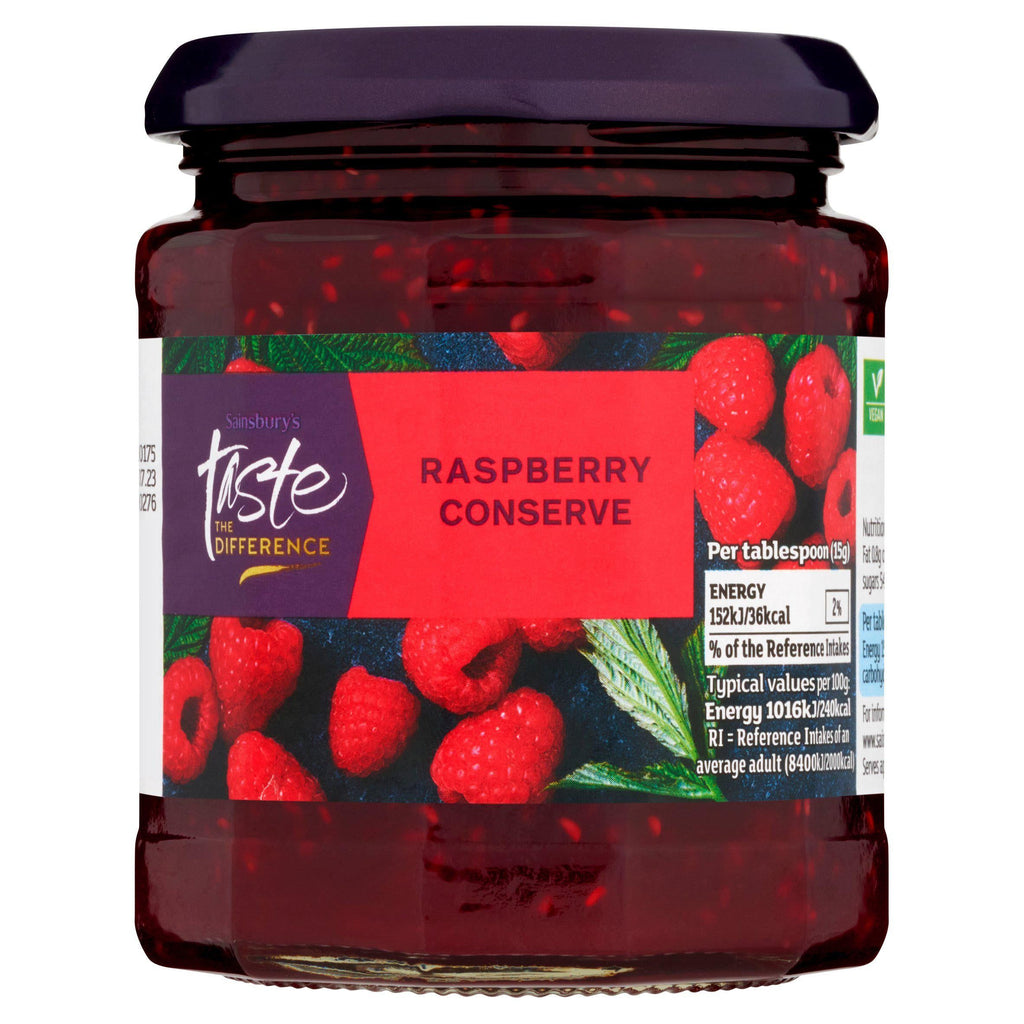 Sainsbury's Raspberry Conserve, Taste the Difference 340g