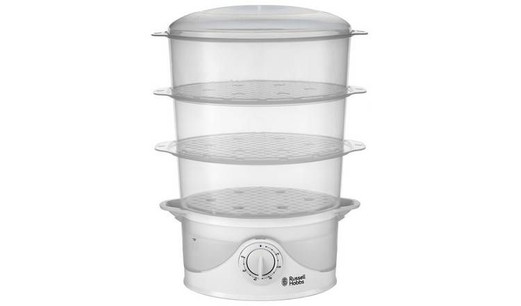 Russell Hobbs 3 Tier Plastic Food Steamer 21140 GOODS Argos