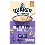 Quaker Oat So Simple Gluten Free Original Porridge Sachets Cereal   10 per pack Food Cupboard M&S   