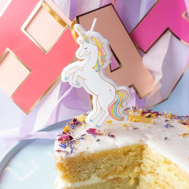 Unicorn Birthday Candle GOODS M&S   