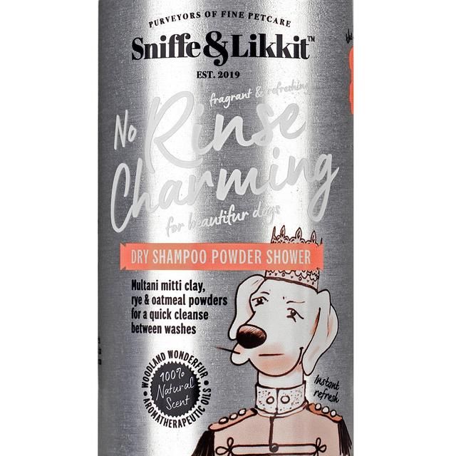 Sniffe & Likkit No Rinse Charming Dry Shampoo Powder Shower For Dogs   90g GOODS M&S   