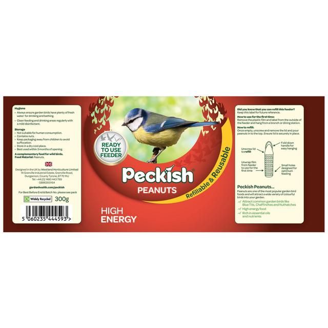 Peckish Ready to Use Peanut Bird Feeder    300g GOODS M&S   