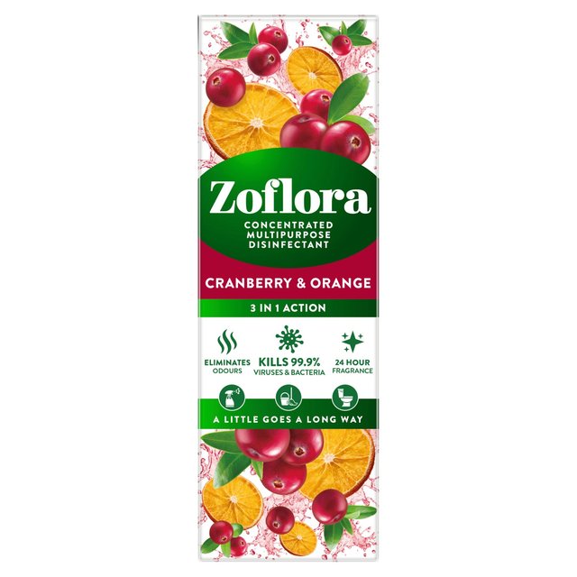 Zoflora Concentrated Disinfectant Cranberry and Orange   250ml GOODS M&S   