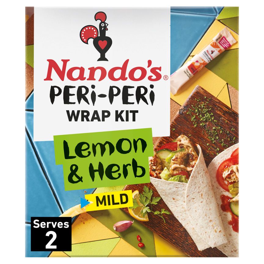 Nando's Lemon & Herb Peri-Peri Wrap Kit