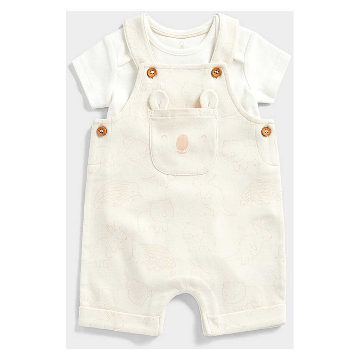 Mothercare My First Bibshorts and Bodysuit Set GOODS Boots   