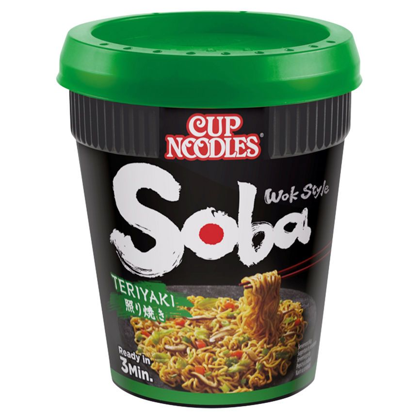 Nissin Soba Teriyaki Instant Wok Style Noodles Pot GOODS ASDA   