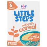 Little Steps Multigrain Cereal, Oats, Wheat & Barley, for babies 6 months+, No Added Sugar, 17 servings per pack Baby Food ASDA   