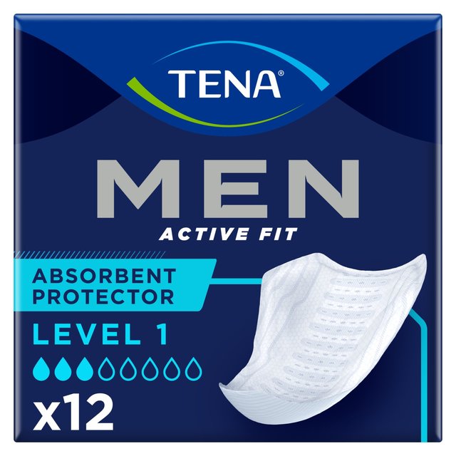 Tena for Men Incontinence Absorbent Protector Level 1    12 per pack GOODS M&S   