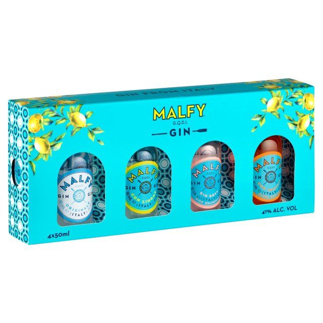 Malfy Gin Gift Set   4 x 5cl