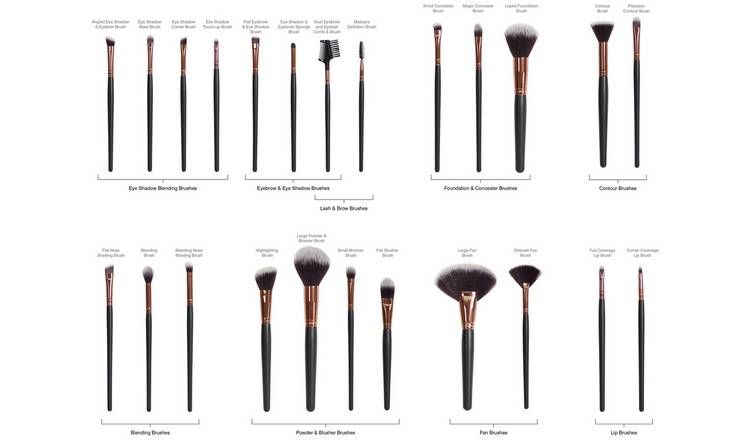 Rio Professional 24 Piece Cosmetic Make-up Brush Set