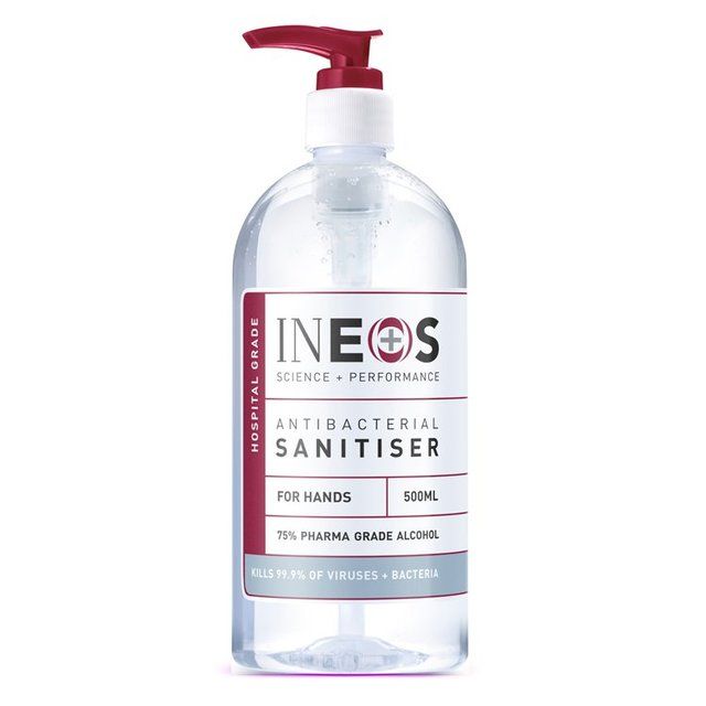 INEOS Anti Viral &amp; Anti Bacterial Hand Sanitiser Gel   500ml