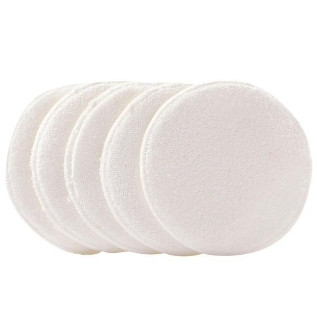 M&S 5 Reusable Cotton Pads & Bag White