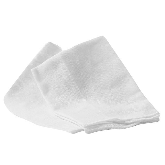 M&S 2 Organic Muslin Cloths & Reusable Bag White