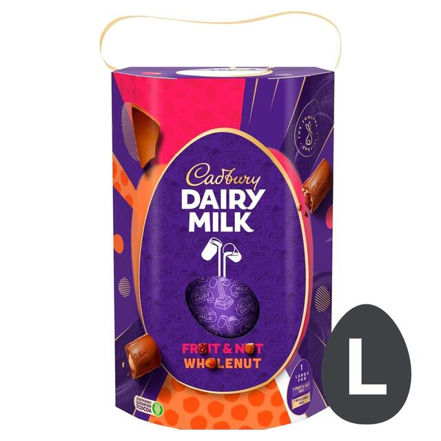 Cadbury Dairy Milk Fruit and Nut Chocolate Easter Egg   249g