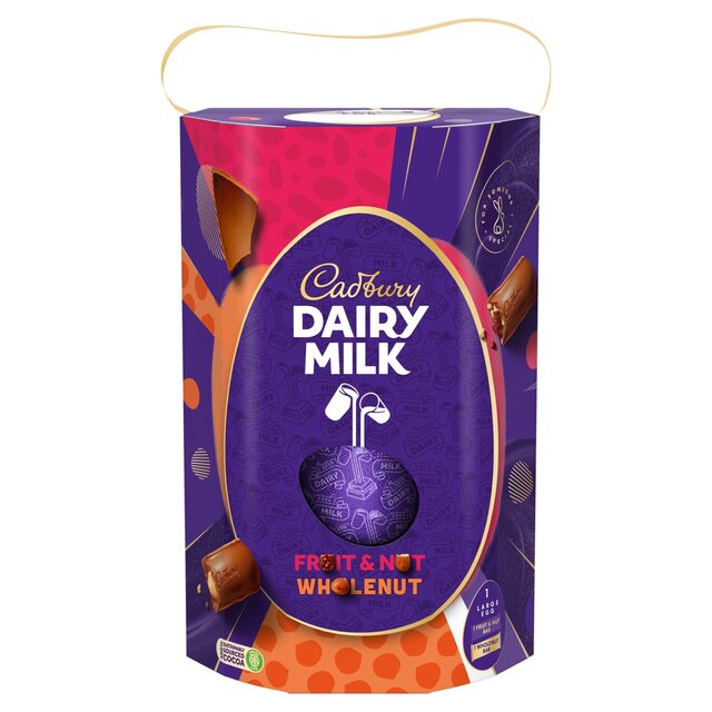 Cadbury Dairy Milk Fruit and Nut Chocolate Easter Egg   249g