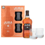 Jura 10 Year Old Single Malt Whisky Gift Pack With 2 Glasses   70cl