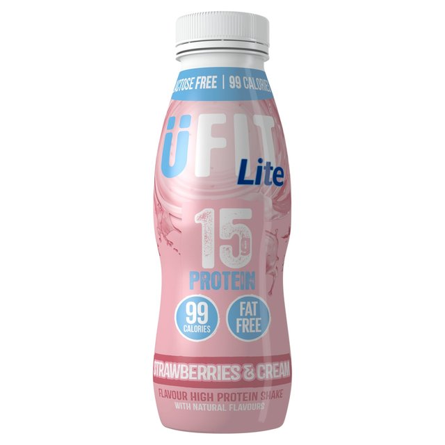 UFIT Lite Strawberries & Cream Protein Shake   310ml