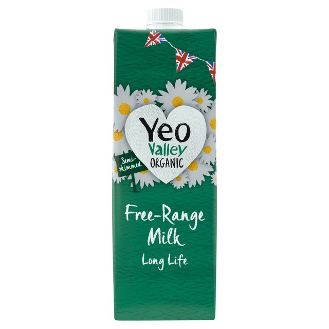 Yeo Valley Organic Free Range Semi Skimmed Long Life Milk   1L GOODS M&S   