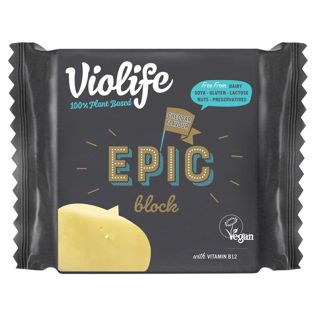 Violife Epic Mature Cheddar Flavoured Block   200g