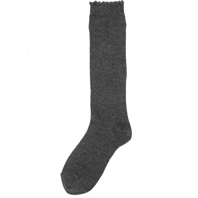 M&S Girls 5pk Knee High Socks Size 8-7 Grey