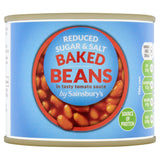 Sainsbury's Baked Beans In Reduced Sugar & Salt, Tomato Sauce 200g Baked beans & canned pasta Sainsburys   