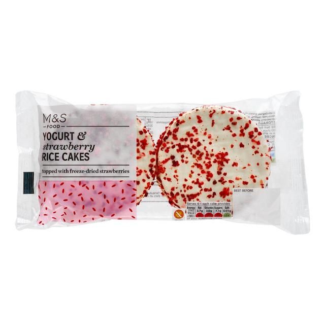 M&S Yogurt & Strawberry Rice Cakes   112g