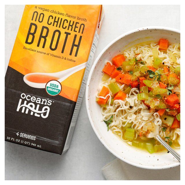 Ocean's Halo Organic No Chicken Broth   946ml GOODS M&S   