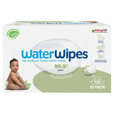 WaterWipes Baby Wipes Sensitive Weaning Plastic Free Wipes 720 Wipes    12 x 60 per pack GOODS M&S   