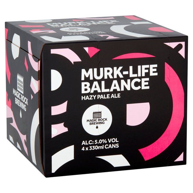 Magic Rock Murk Life Balance Hazy Pale Ale 5.0%   4 x 330ml GOODS M&S   