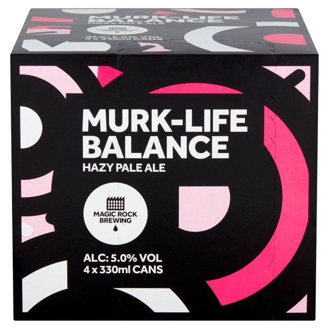 Magic Rock Murk Life Balance Hazy Pale Ale 5.0%   4 x 330ml GOODS M&S   