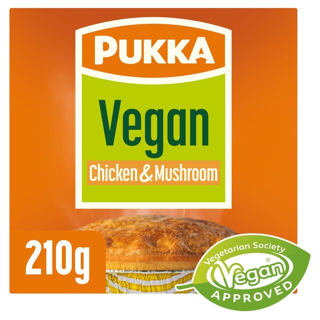 Pukka Pies Vegan Chicken and Mushroom   210g