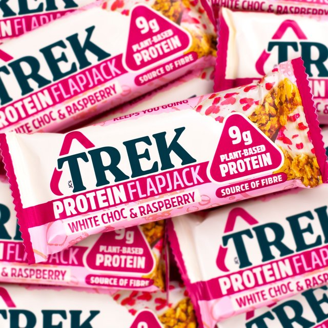 TREK White Choc & Raspberry Protein Flapjacks Multipack   3 x 50g GOODS M&S   