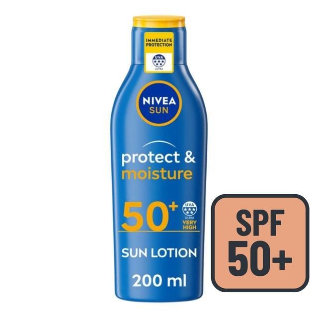 NIVEA SUN Protect & Moisture SPF 50+ Sun Lotion    200ml