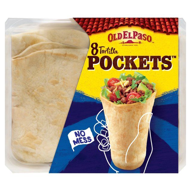 Old El Paso Tortilla Pocket Fajita Wraps   8 per pack