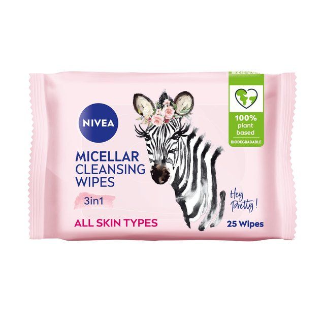 NIVEA Biodegradable 3 in 1 Micellair Micellar Cleansing Face Wipes   25 per pack GOODS M&S   