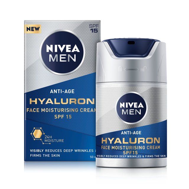 NIVEA MEN Hyaluron Anti-Age Face Moistursing Cream SPF15    50ml