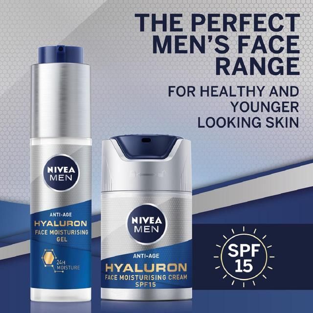 NIVEA MEN Hyaluron Anti-Age Face Moistursing Cream SPF15    50ml GOODS M&S   