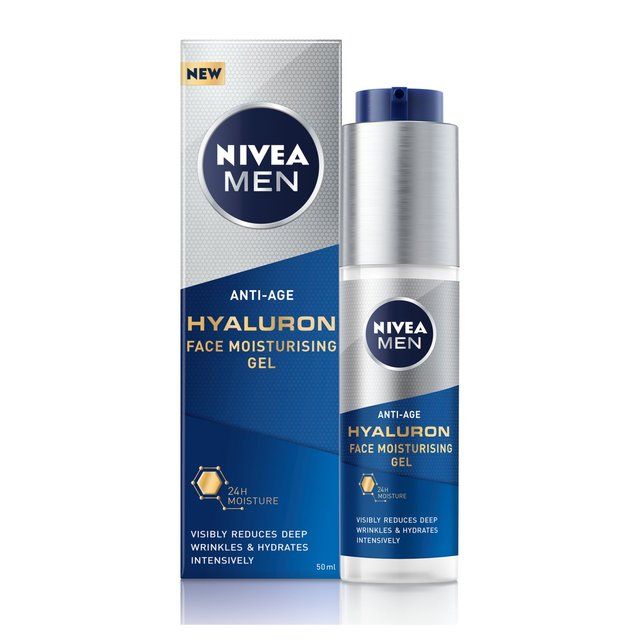 NIVEA MEN Hyaluron Anti-Age Face Moisturising Gel   50ml GOODS M&S   