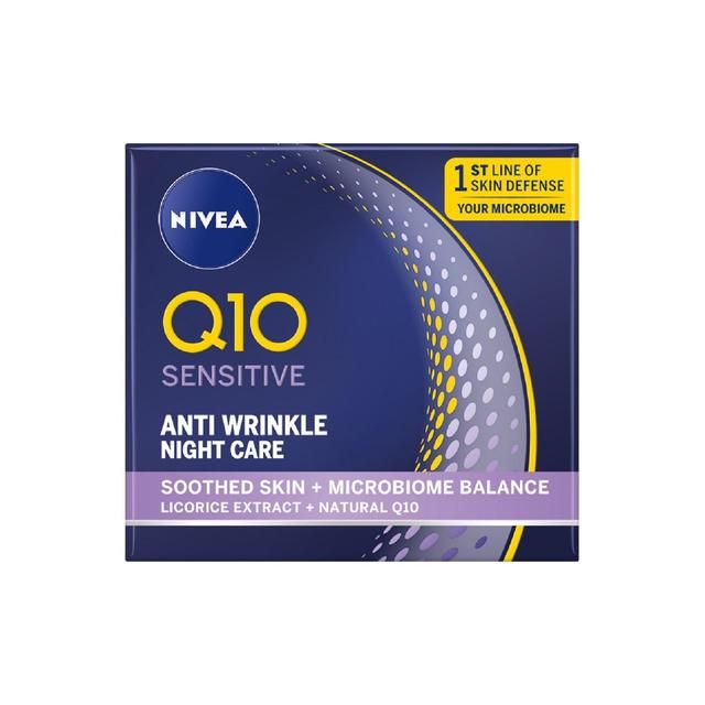 NIVEA Q10 Power Anti-Wrinkle Night Face Cream for Sensitive Skin   50ml GOODS M&S   