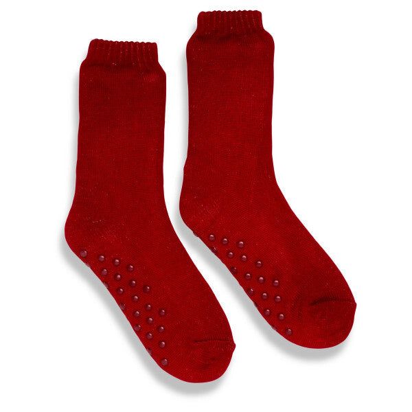 Ribbon Adult Eskimo Style Fleece Socks (7-11)