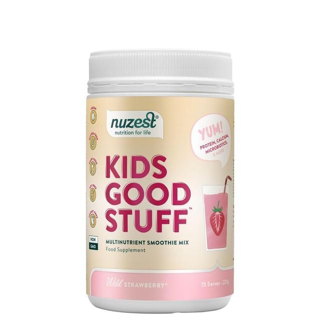 Nuzest Kids Good Stuff Wild Strawberry Multinutrient Smoothie Mix   225g