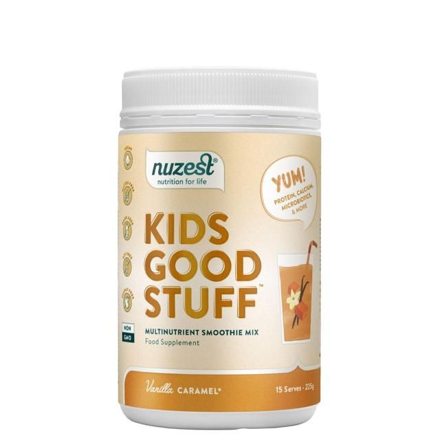 Nuzest Kids Good Stuff Vanilla Caramel Multinutrient Smoothie Mix   225g