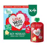 Yeo Valley Little Yeos Red Berries Pouch Multipack   4 x 90g GOODS M&S   