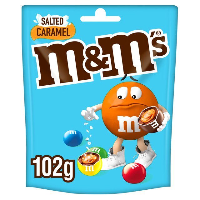 M&M's Salted Caramel Chocolate Pouch Bag    102g