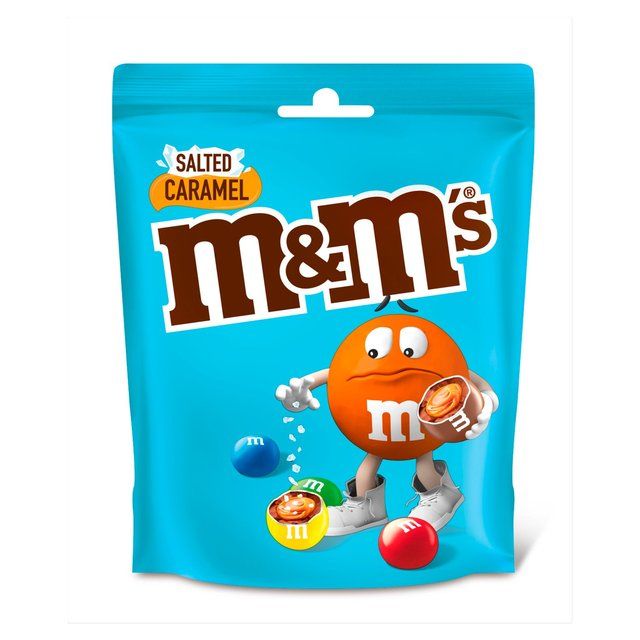 M&M's Salted Caramel Chocolate Pouch Bag    102g GOODS M&S   